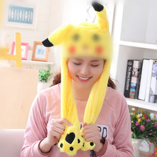 Load image into Gallery viewer, Various styles Cute Rabbit Hat with light Funny Air Float Filling Ear Moving Cap Cartoon Plush Stuffed Toys Gifts for child