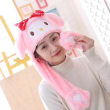 Load image into Gallery viewer, Various styles Cute Rabbit Hat with light Funny Air Float Filling Ear Moving Cap Cartoon Plush Stuffed Toys Gifts for child