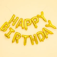 Load image into Gallery viewer, 16-inch Happy Birthday Letter Balloon Children's Birthday Inflatable Children Birthday Party Decoration Kid's Party Balloon
