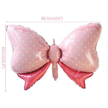 Load image into Gallery viewer, 4pcs/lot baby shower it is a boy/ girl balloons 1st birthday ballon crown Bow globos party decorations kids baloon cartoon hat
