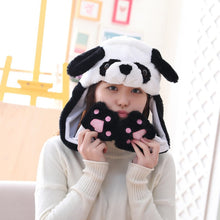 Load image into Gallery viewer, Various styles Cute Rabbit Hat with light Funny Air Float Filling Ear Moving Cap Cartoon Plush Stuffed Toys Gifts for child

