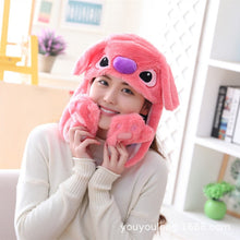 Load image into Gallery viewer, Various styles Cute Rabbit Hat with light Funny Air Float Filling Ear Moving Cap Cartoon Plush Stuffed Toys Gifts for child
