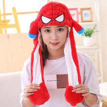Load image into Gallery viewer, Various styles Cute Rabbit Hat with light Funny Air Float Filling Ear Moving Cap Cartoon Plush Stuffed Toys Gifts for child
