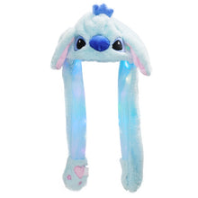 Load image into Gallery viewer, Cute Rabbit / panda Hat with light Funny Air Float Filling Ear Moving Cap Cartoon Plush Stuffed Toys Gifts
