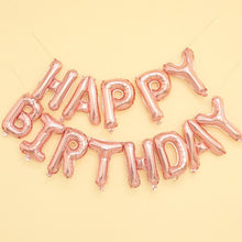 Load image into Gallery viewer, 16-inch Happy Birthday Letter Balloon Children's Birthday Inflatable Children Birthday Party Decoration Kid's Party  Balloon
