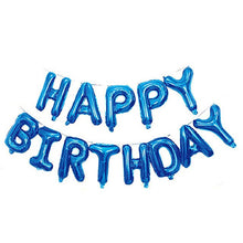 Load image into Gallery viewer, 16-inch Happy Birthday Letter Balloon Children's Birthday Inflatable Children Birthday Party Decoration Kid's Party  Balloon
