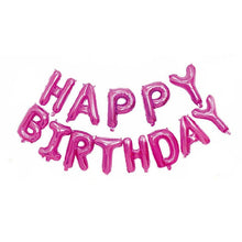 Load image into Gallery viewer, 16-inch Happy Birthday Letter Balloon Children's Birthday Inflatable Children Birthday Party Decoration Kid's Party  Balloon
