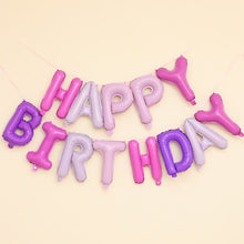 Load image into Gallery viewer, 16-inch Happy Birthday Letter Balloon Children's Birthday Inflatable Children Birthday Party Decoration Kid's Party  Balloon
