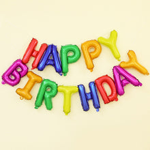 Load image into Gallery viewer, 16-inch Happy Birthday Letter Balloon Children's Birthday Inflatable Children Birthday Party Decoration Kid's Party  Balloon
