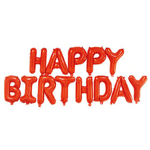 Load image into Gallery viewer, 16-inch Happy Birthday Letter Balloon Children's Birthday Inflatable Children Birthday Party Decoration Kid's Party  Balloon
