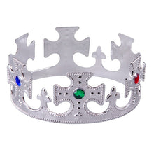 Load image into Gallery viewer, Birthday Imperial Crown Toy Crown Kid Toys Happy Birthday Party Decoration Royal King Plastic Crown Prince Costume Accessory
