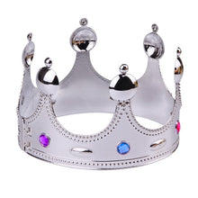 Load image into Gallery viewer, Birthday Imperial Crown Toy Crown Kid Toys Happy Birthday Party Decoration Royal King Plastic Crown Prince Costume Accessory
